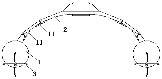 Oil-accumulating oil-absorbing vessel