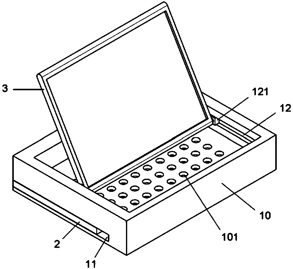 An adjustable pad holder