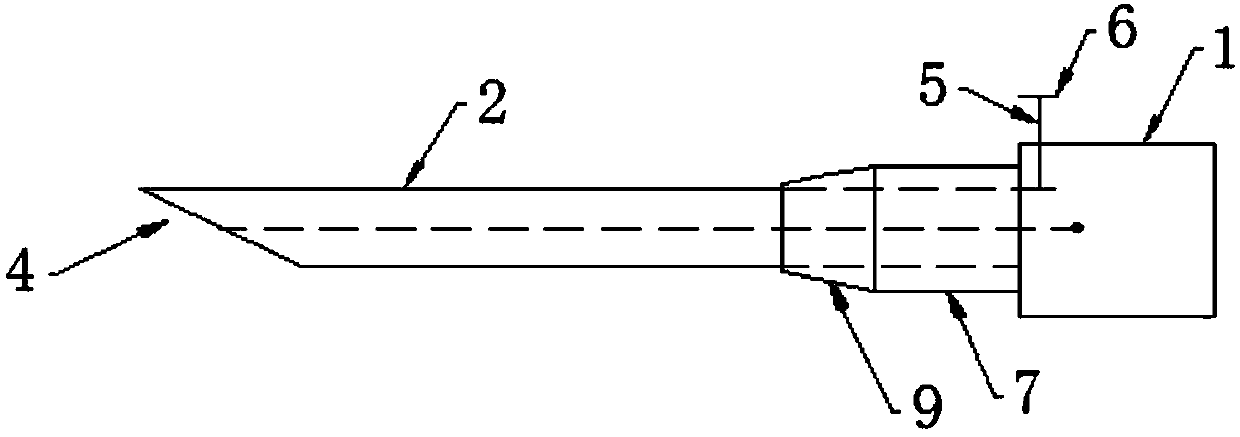 Spirally-curled adjustable variable-diameter infusion needle