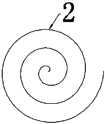 Spirally-curled adjustable variable-diameter infusion needle