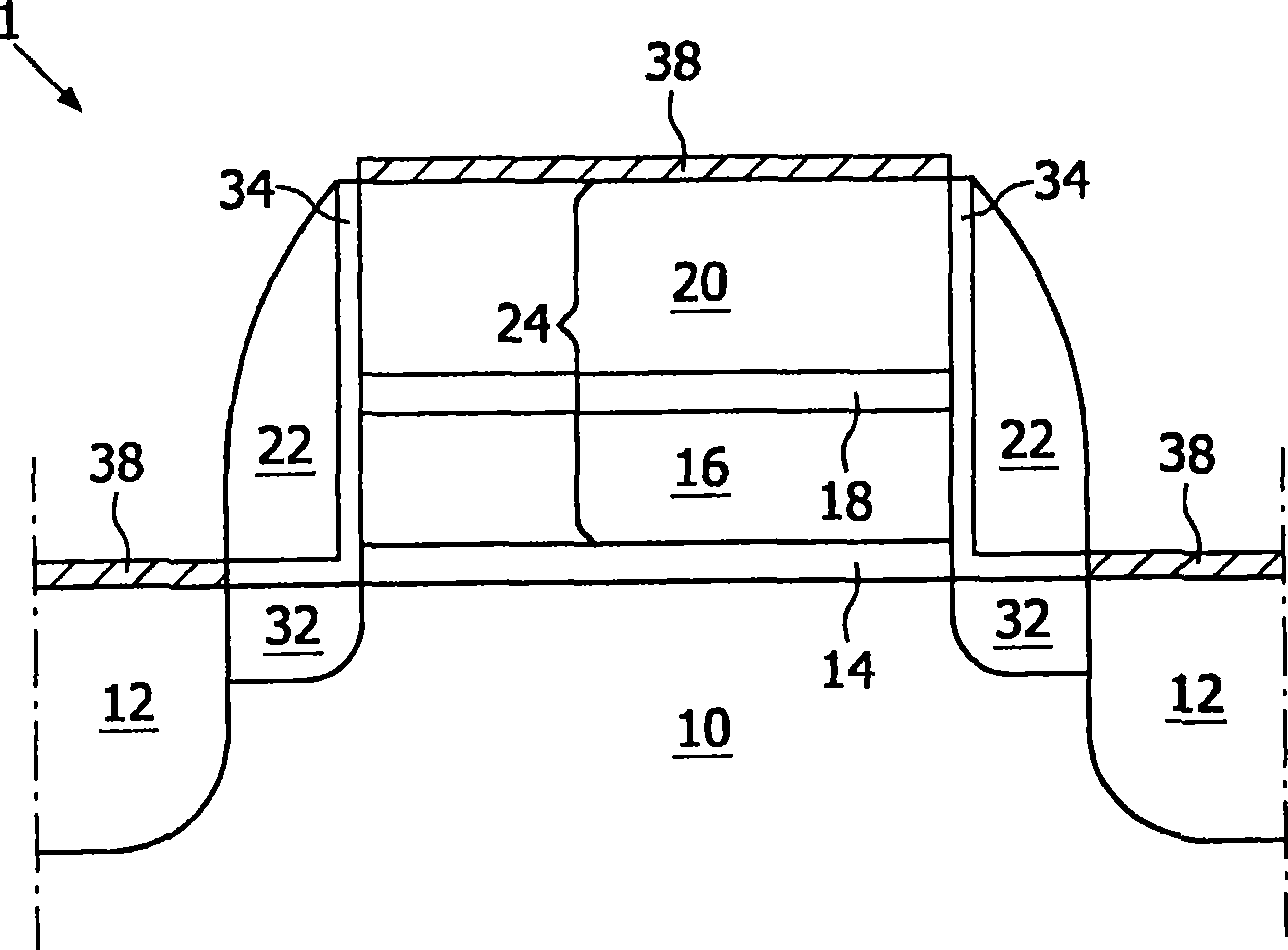 Non-volatile memory device having a gap in the tunnuel insulating layer and method of manufacturing the same