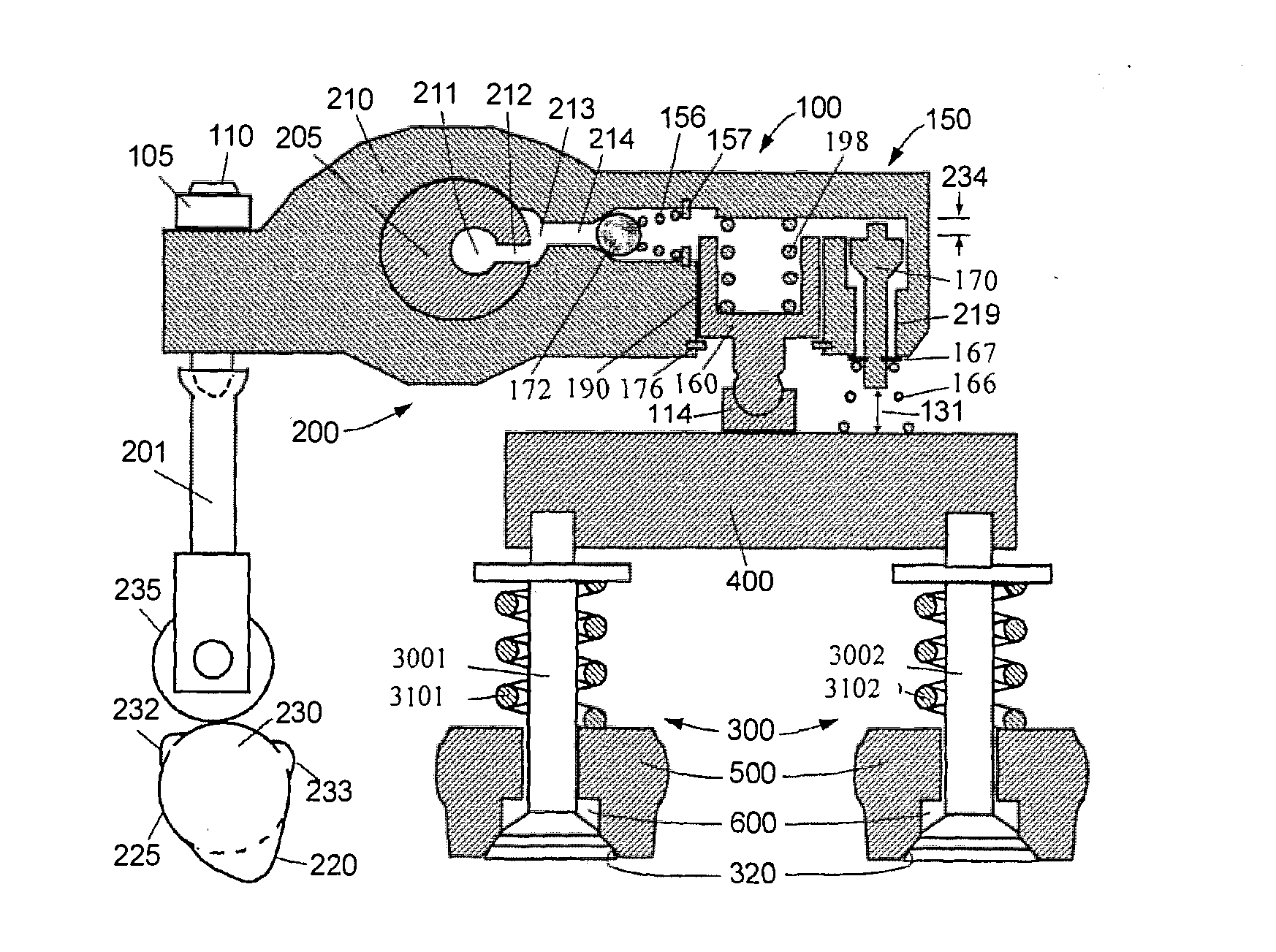 Method and apparatus for resetting valve lift for use in engine brake
