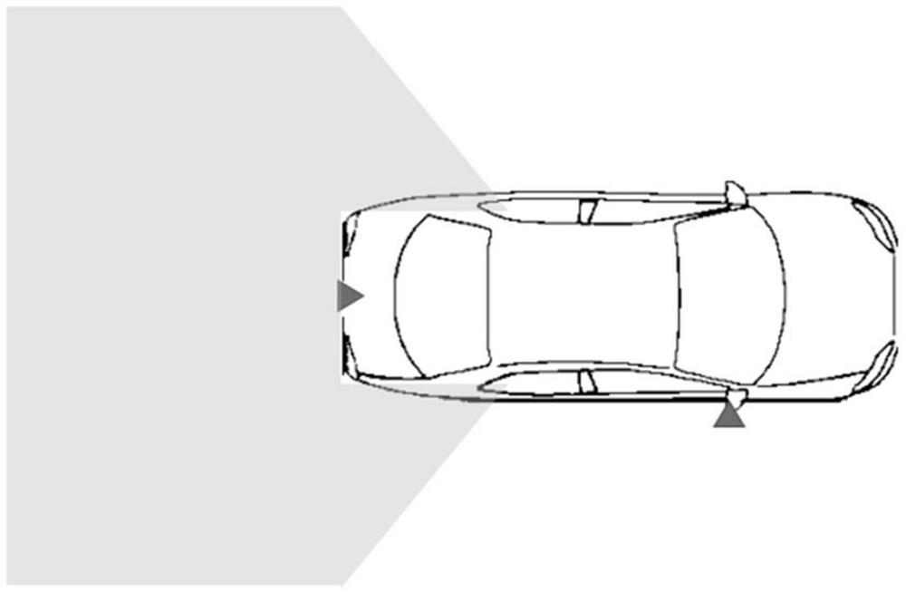 Vehicle backseat passenger blind area processing method, vehicle and equipment