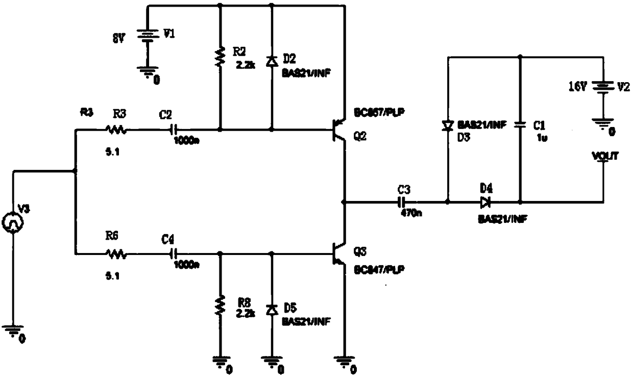 Self-excited charge pump circuit