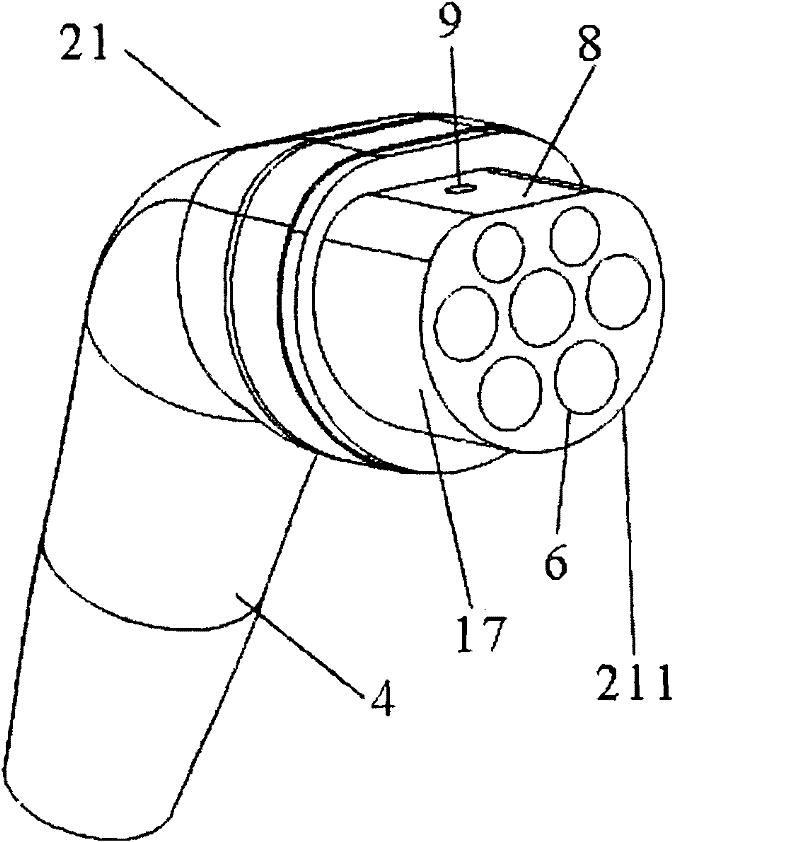 Conduction type charging connector for electric vehicle