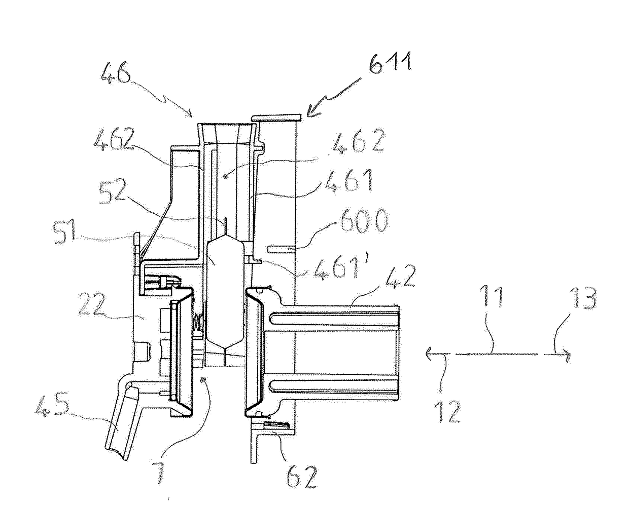 System for detecting jamming for a machine for producing drinks via infusion