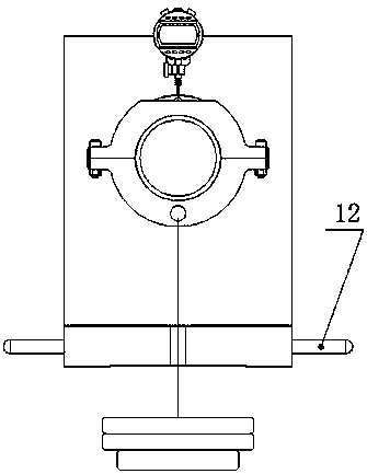 Detection device and method for radial stiffness of bearing ring with mounting flange