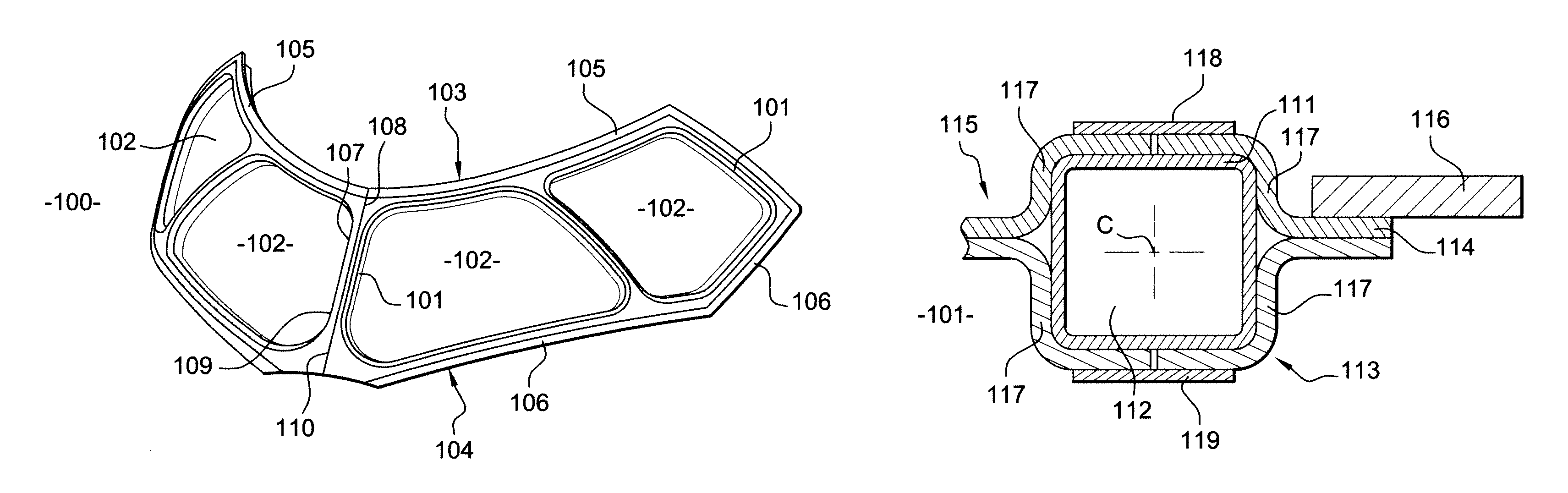 Windscreen frame and a method of production for a windscreen frame