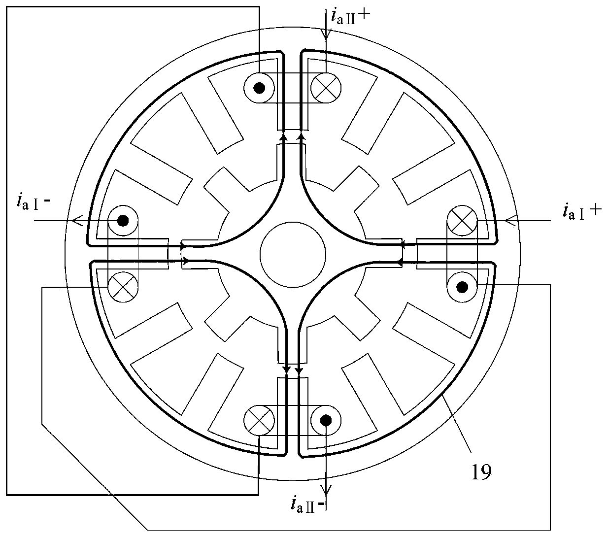 A five-degree-of-freedom conical magnetic levitation switched reluctance motor and its control method