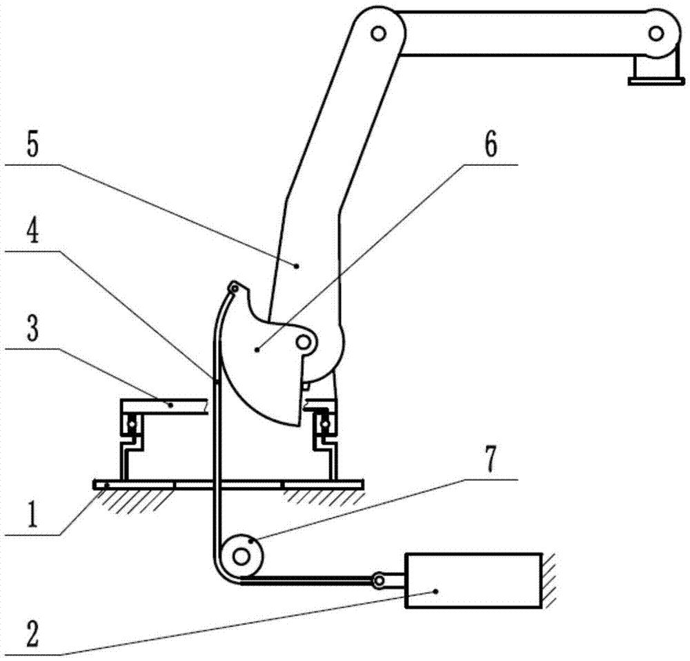 Power assisting device for robot arm