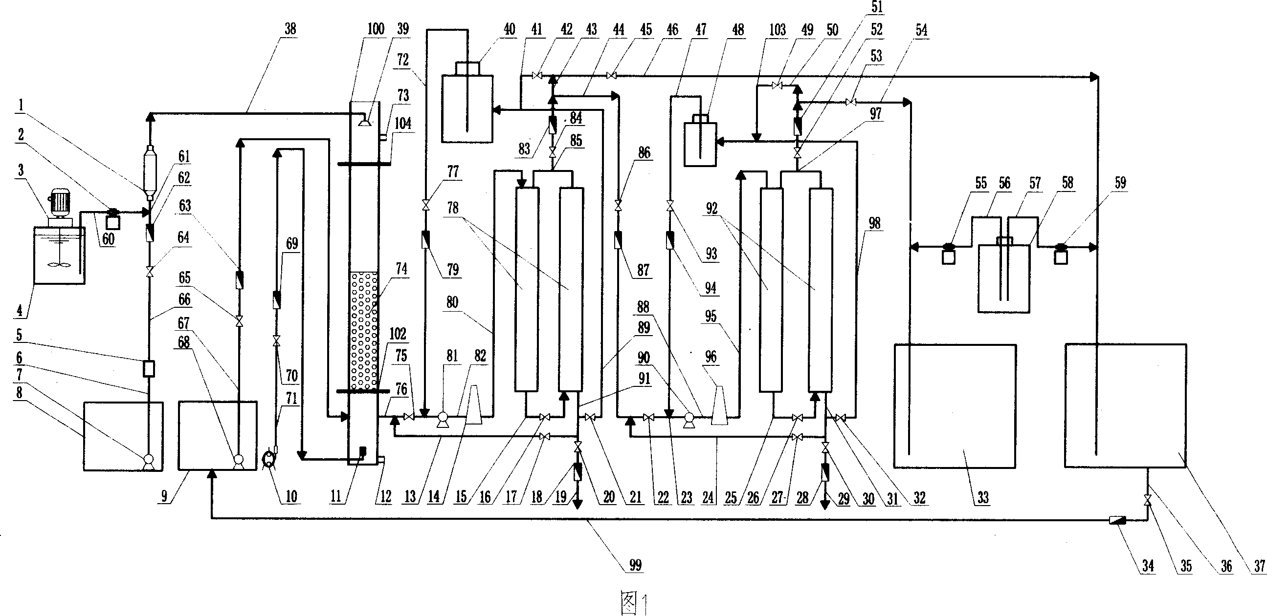 Hotel bathing waste water treatment and integral reclamation apparatus and its method