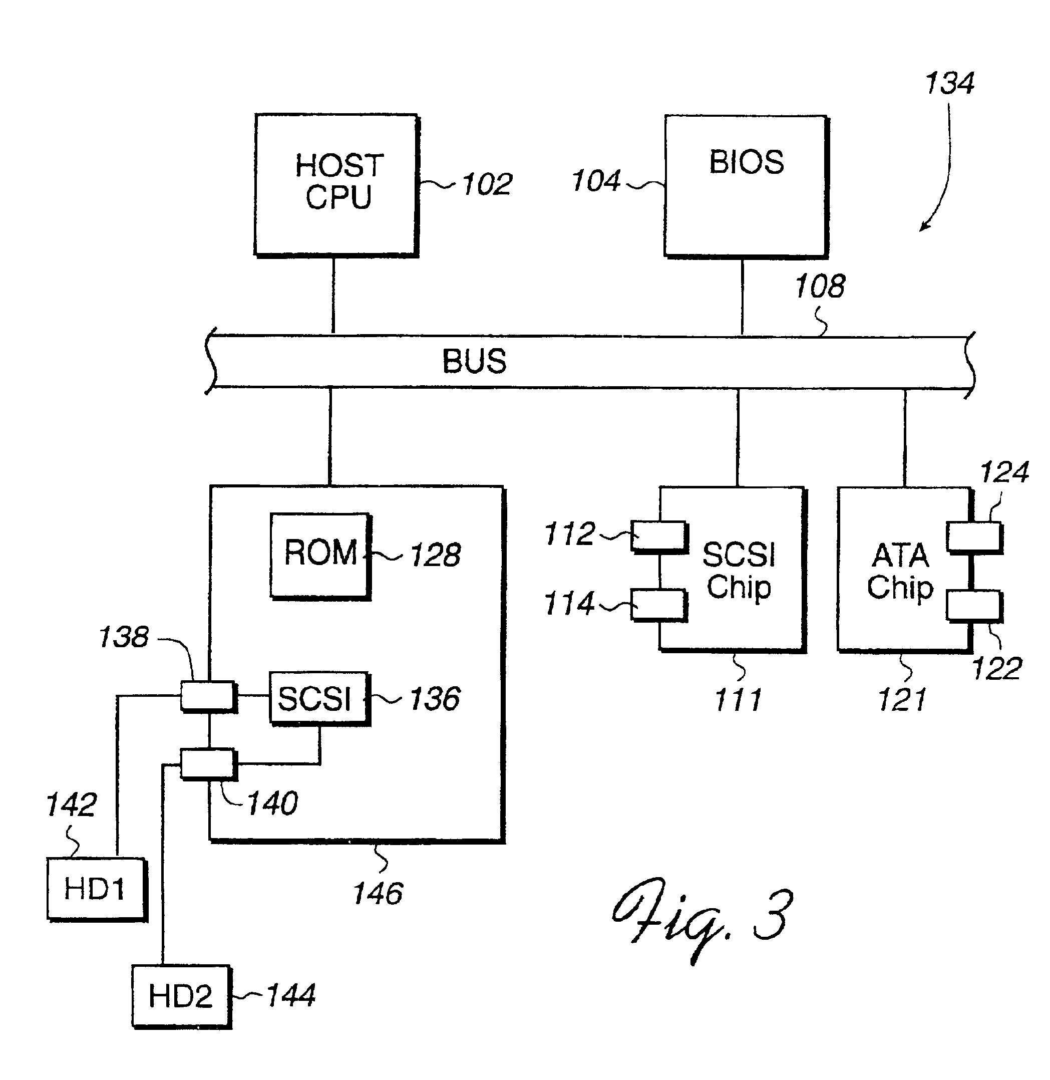 Method and apparatus for extending storage functionality at the bios level