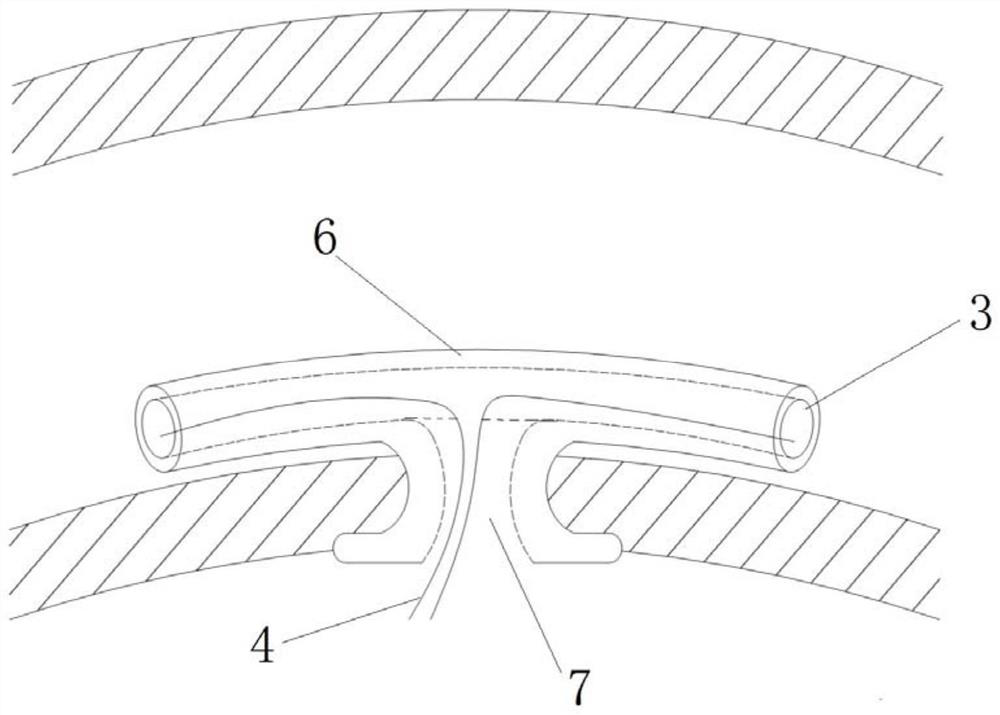 Mitral valve repair device with protection structure