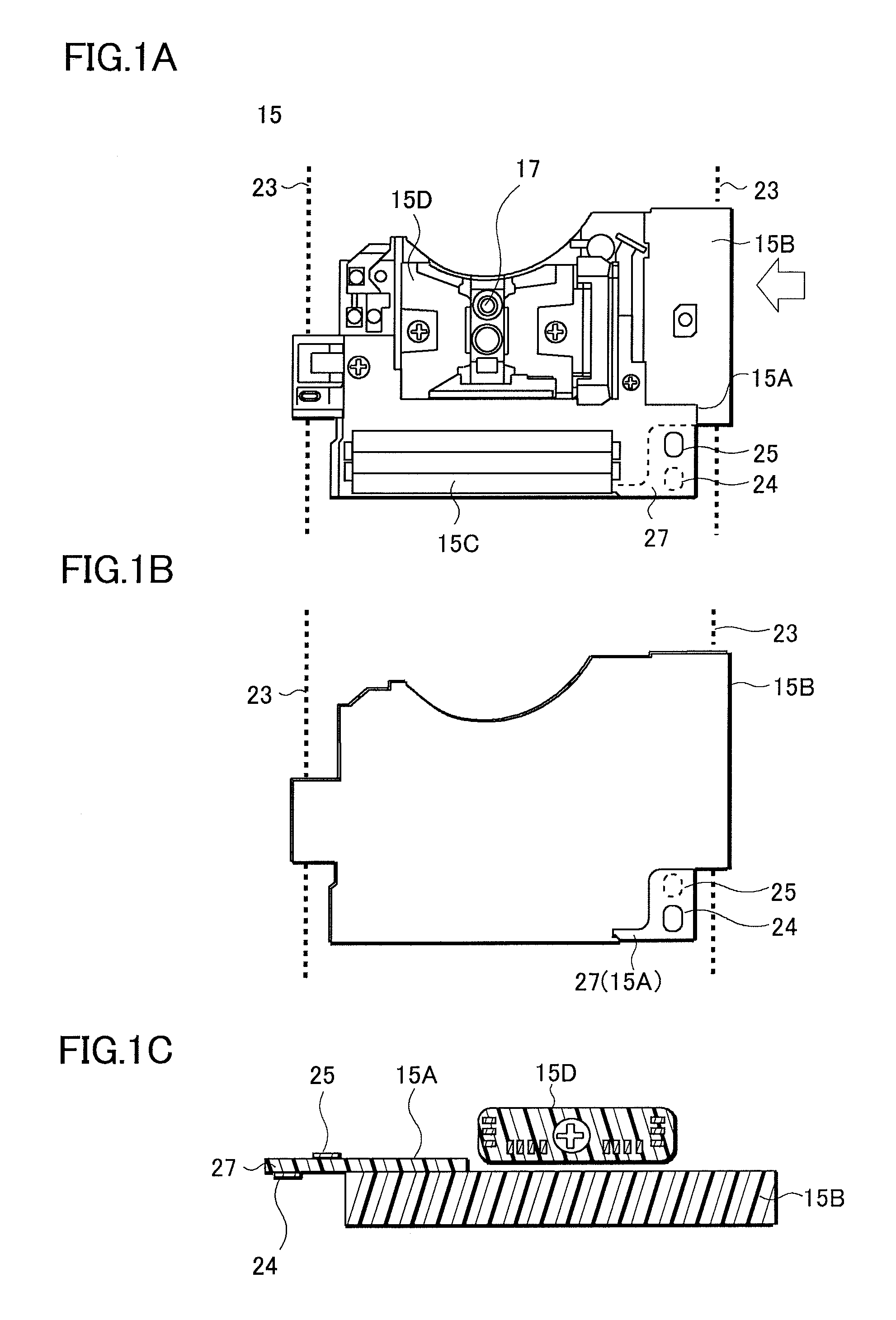 Optical pickup device, optical disk device, and manufacturing method for the same