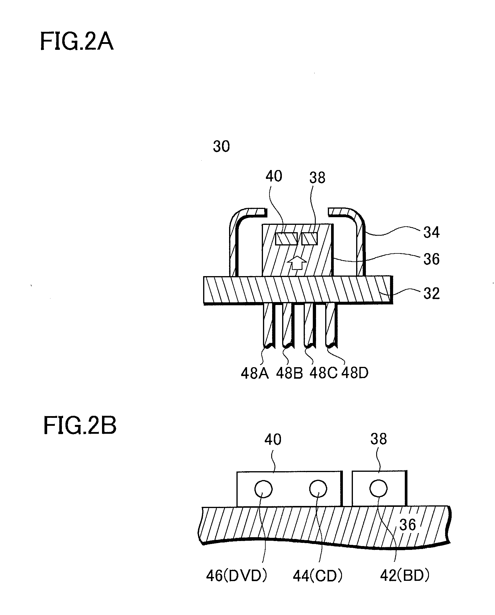 Optical pickup device, optical disk device, and manufacturing method for the same
