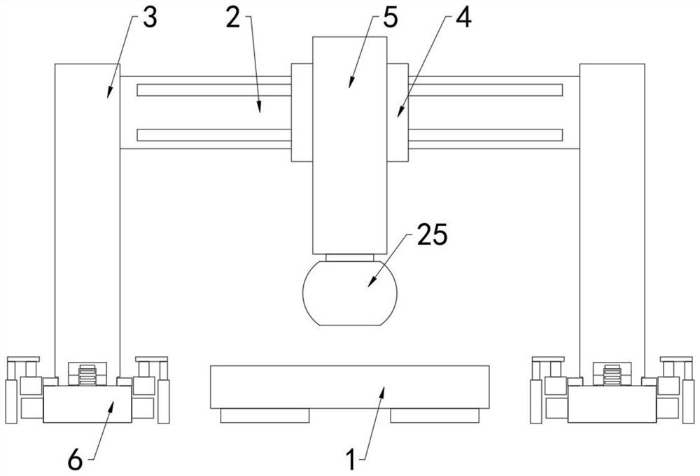 Ultrahigh-speed movable column type gantry machining center