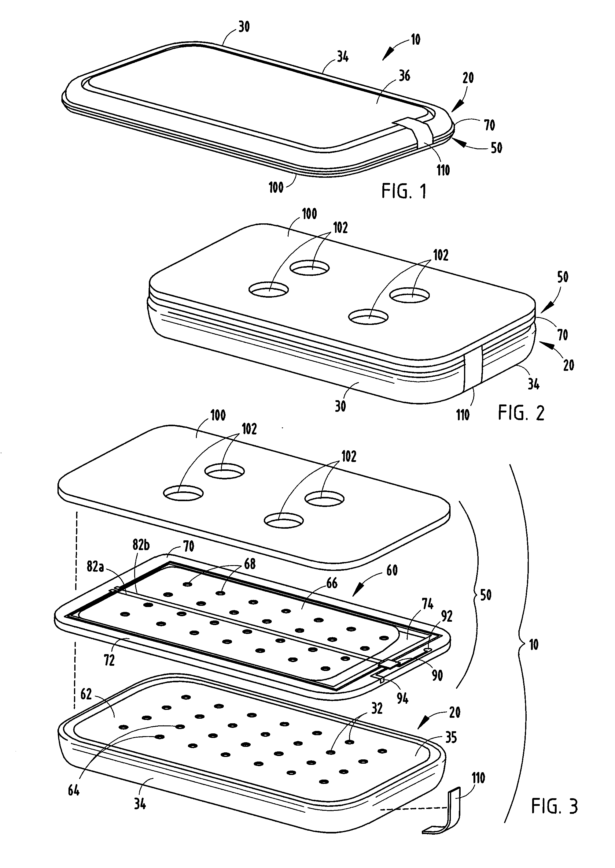 Battery Including a Fluid Manager Mounted Internal to Cell