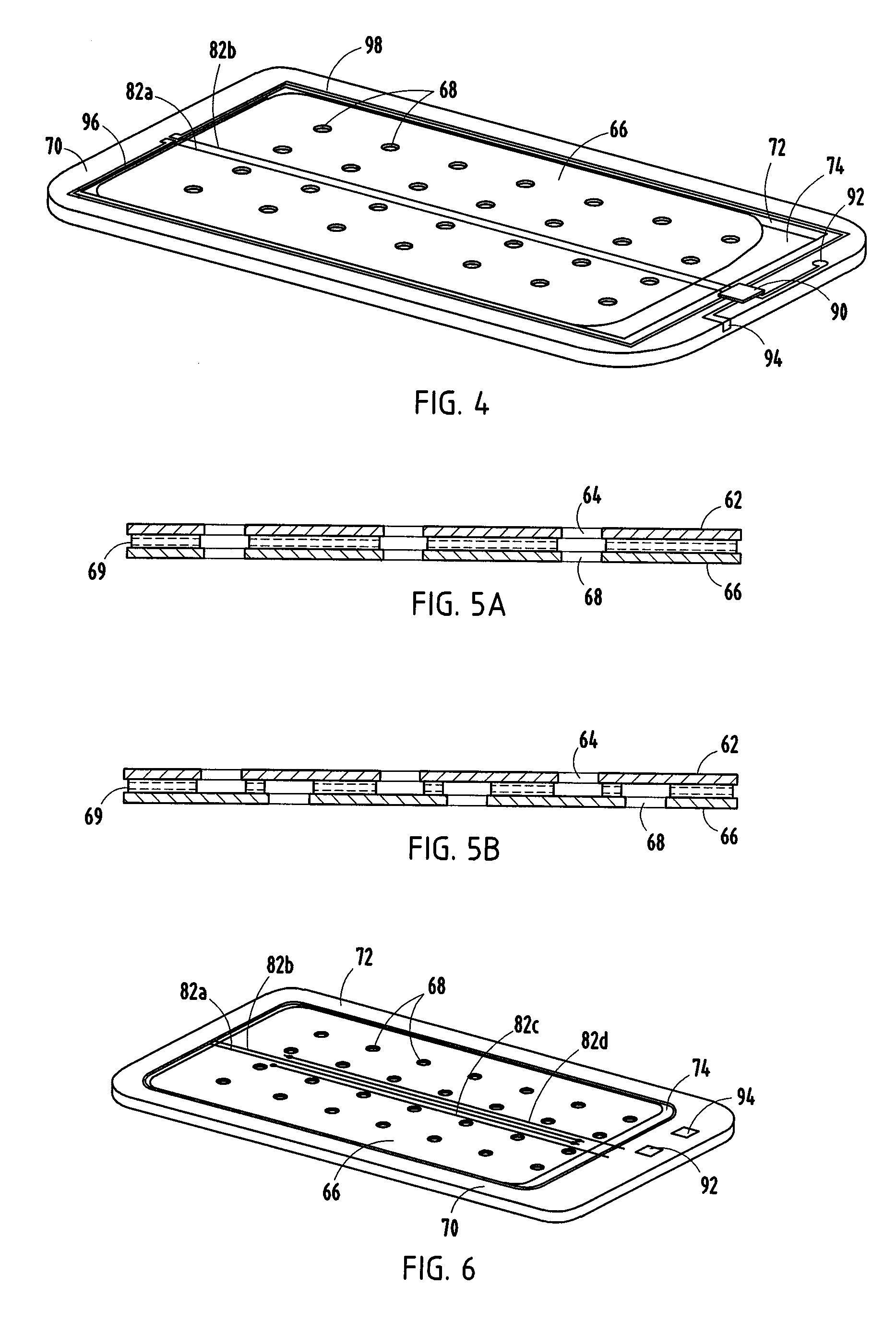 Battery Including a Fluid Manager Mounted Internal to Cell