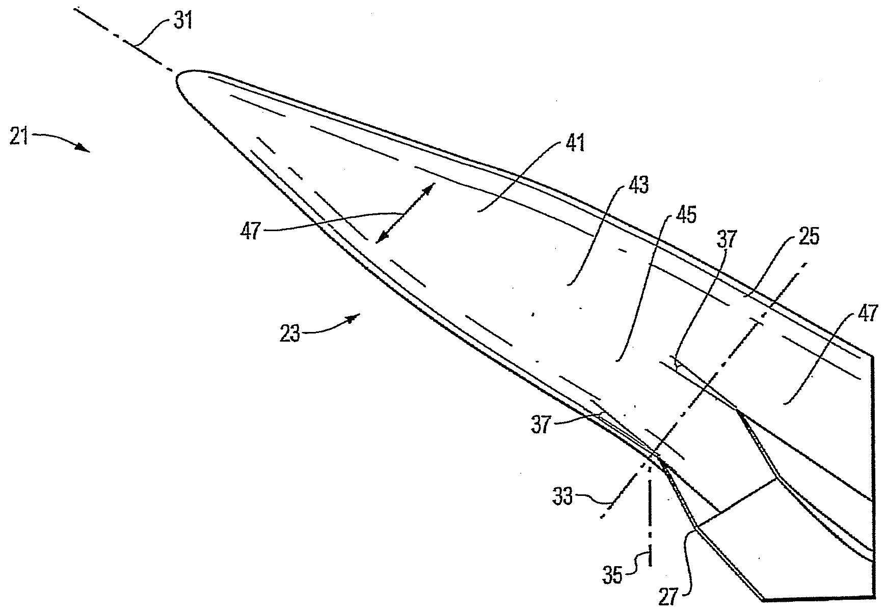 Apparatus and method for processing airflow with flowfield molded hypersonic inlet