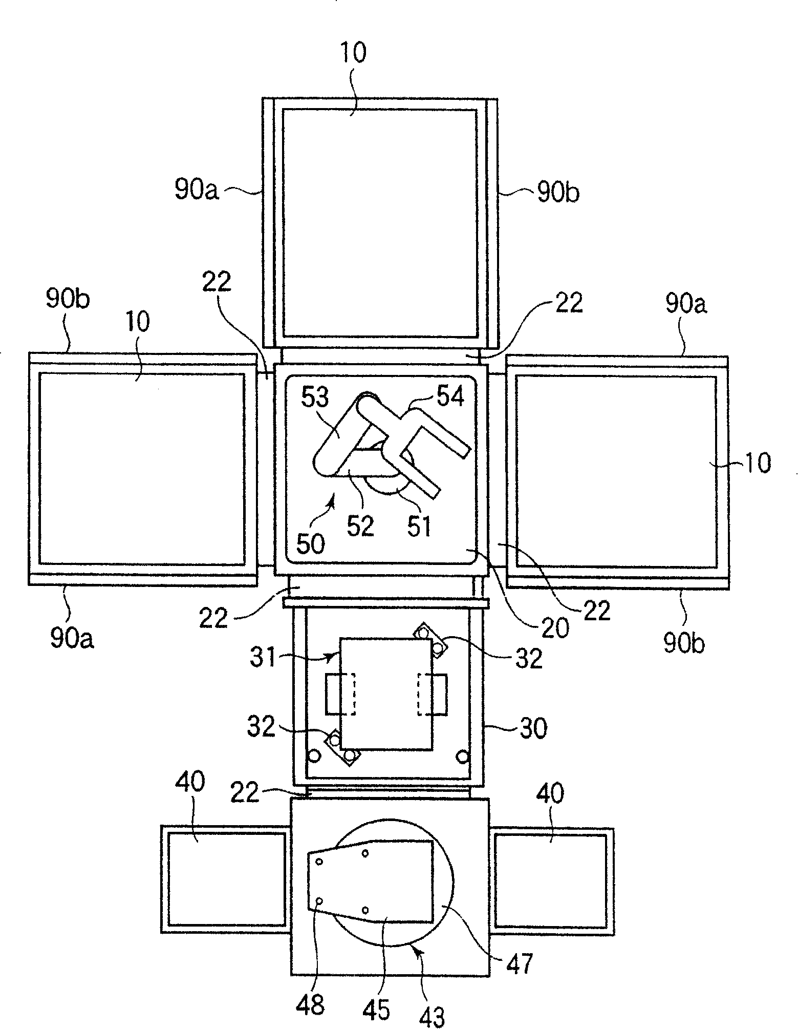 Processing chamber and processing device