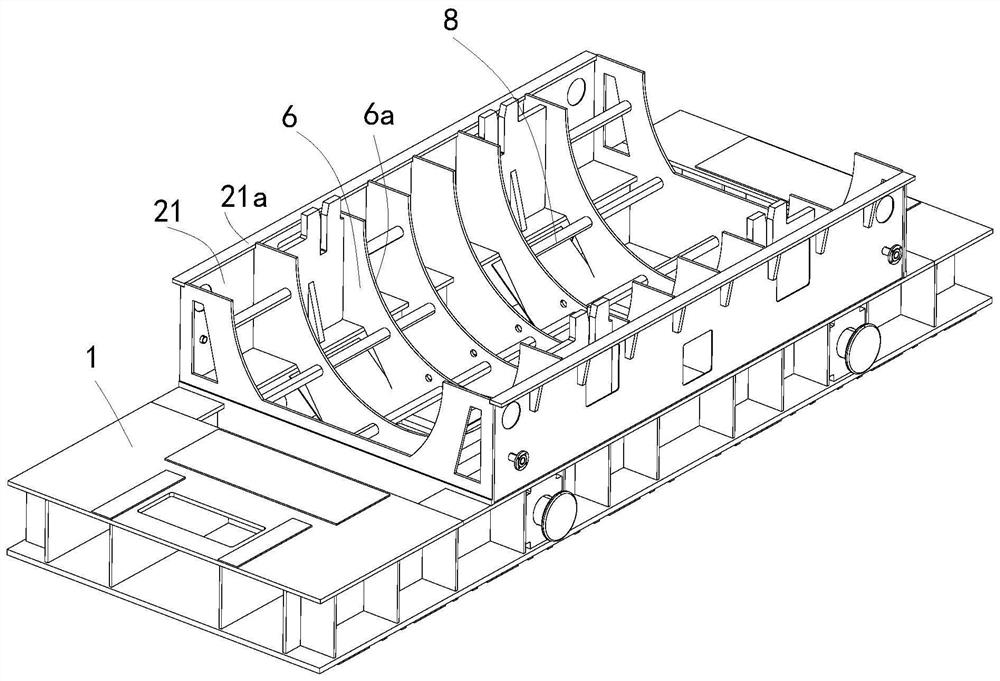 Novel steam turbine generator stator frame structure