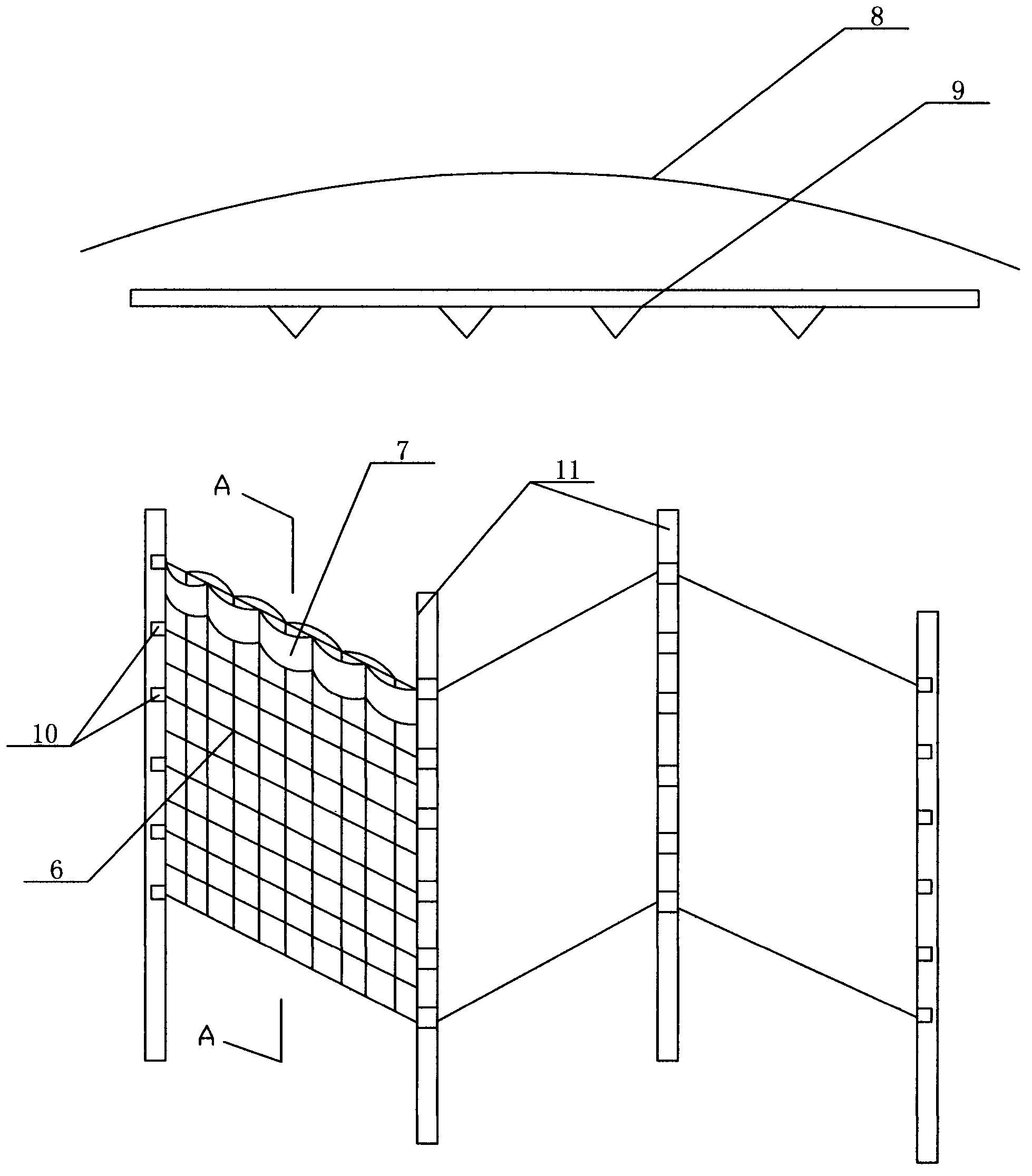 Method for cultivating and planting stereoscopic dendrobium