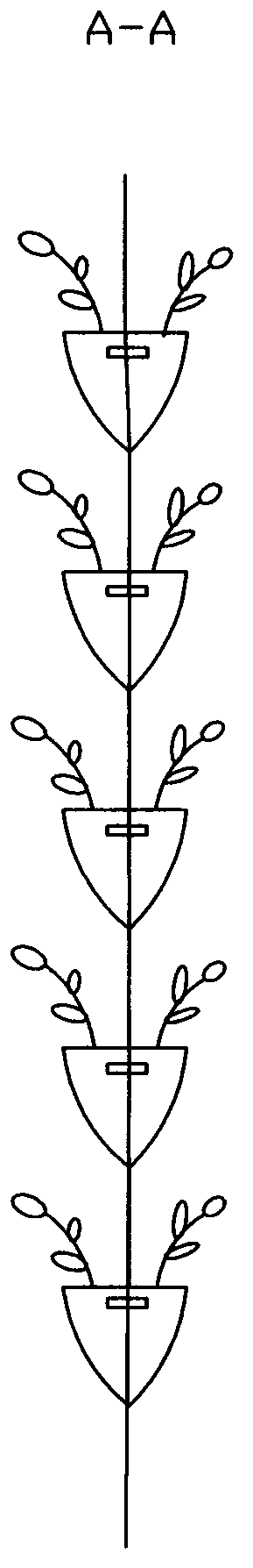 Method for cultivating and planting stereoscopic dendrobium
