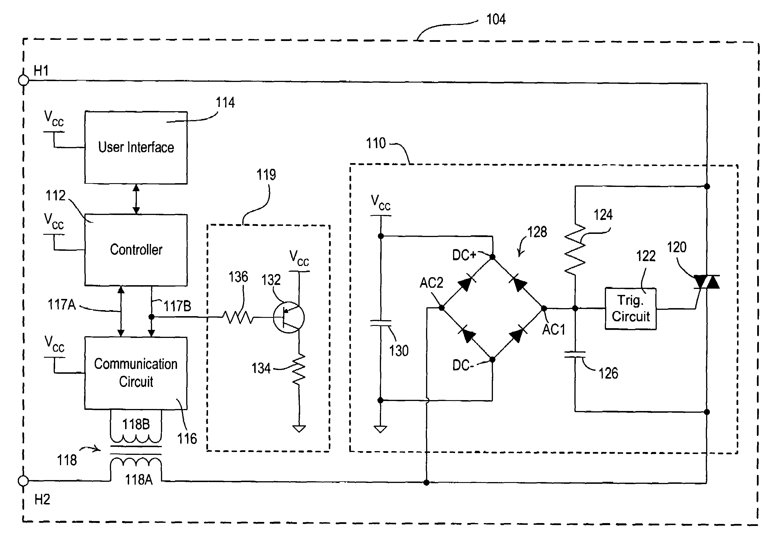Power supply for a load control device