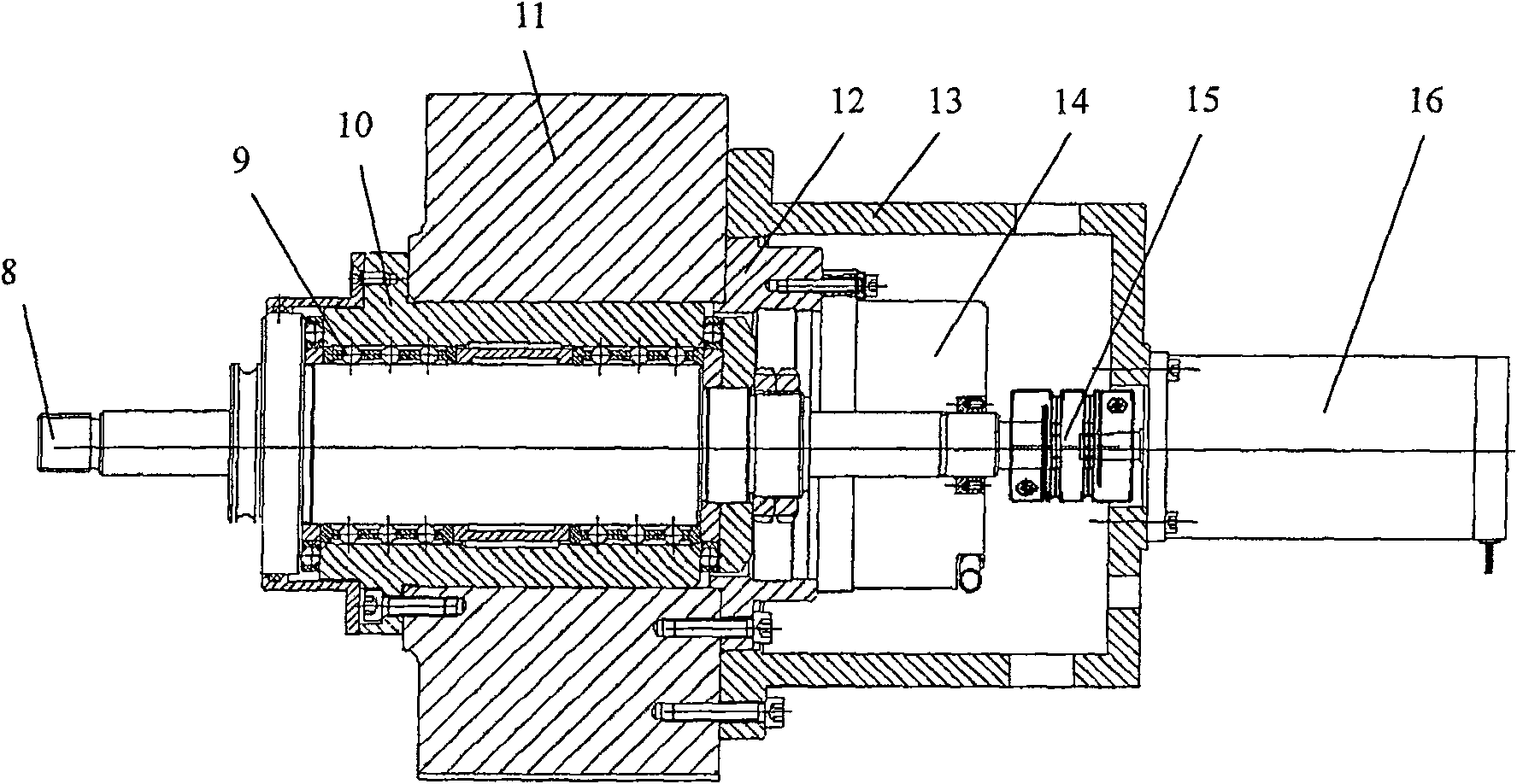 Toothed wheel single flank engagement measuring apparatus and method