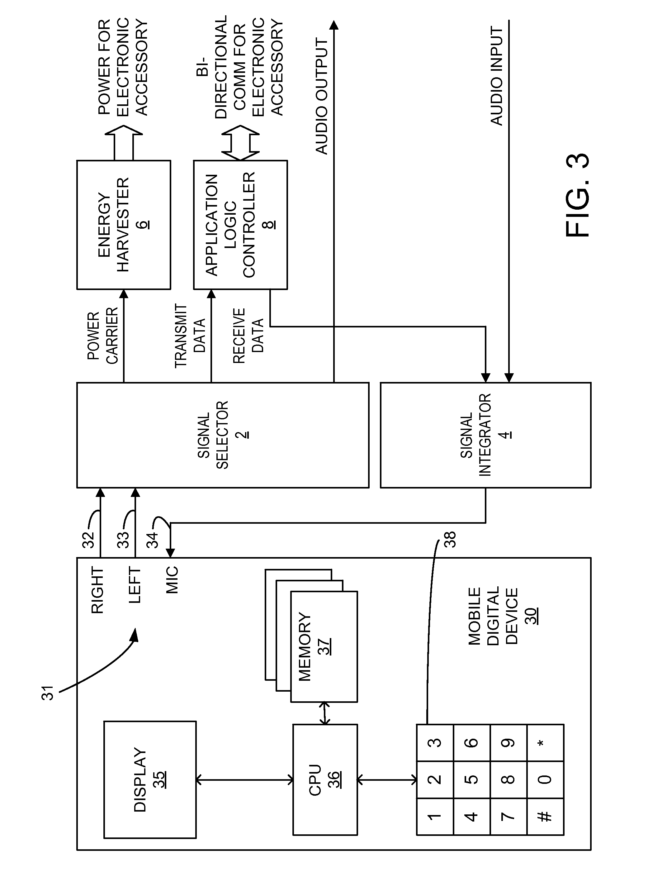 Method and Apparatus for Controlling and Powering an Electronic Accessory from a Mobile Digital Device
