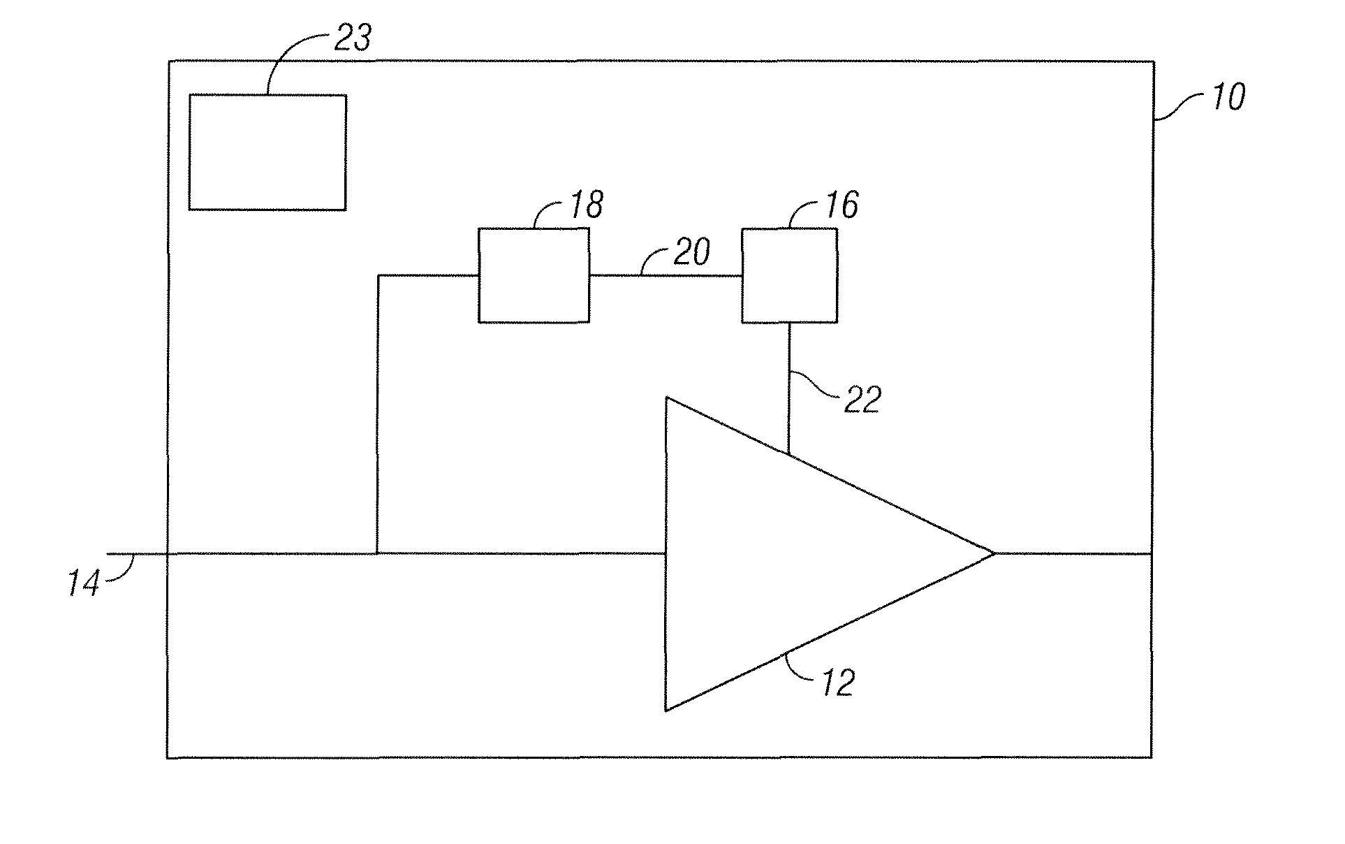 DC-DC conversion for a power amplifier using the RF input