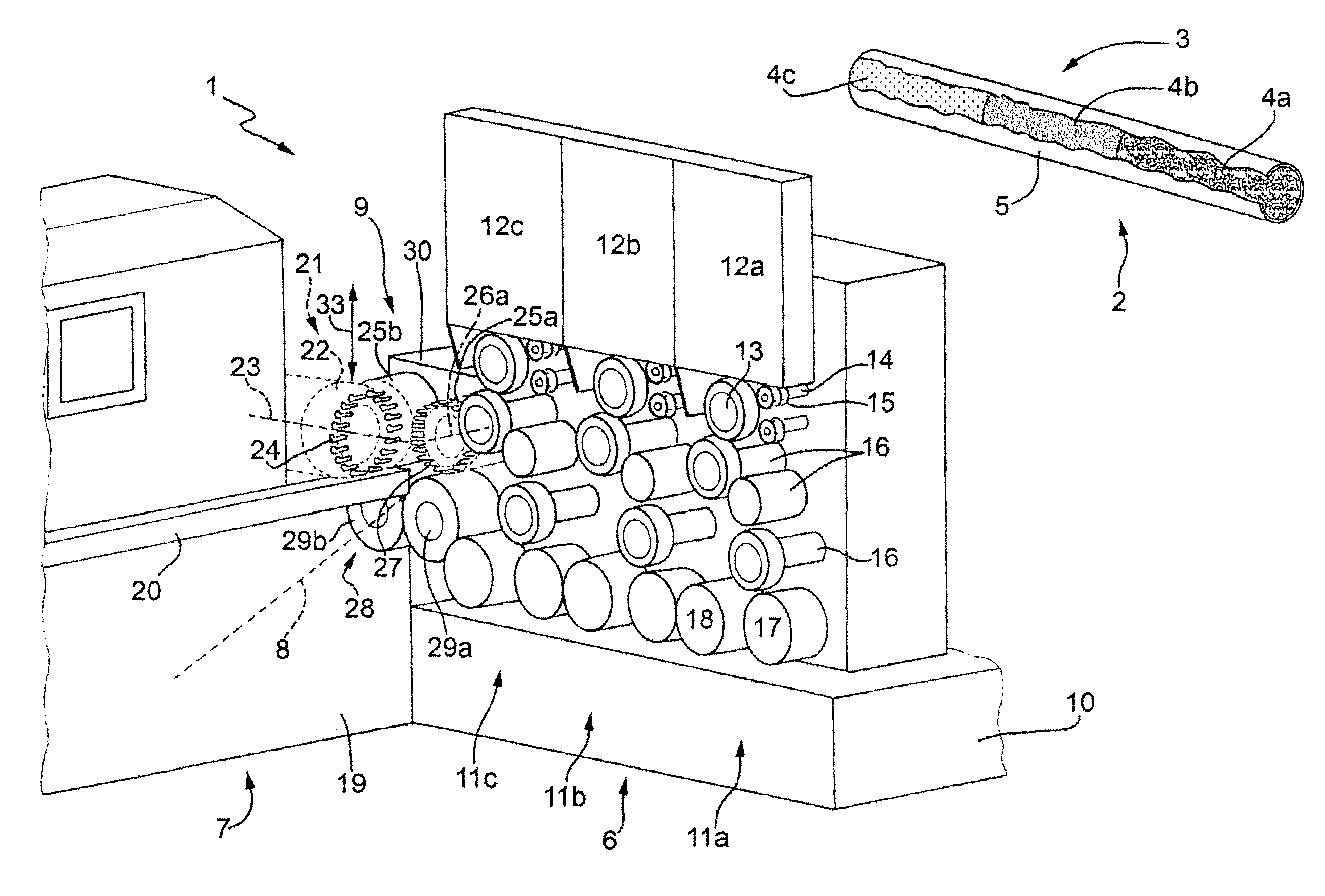 Manufacturing Machine for Producing Combination Cigarette Filters