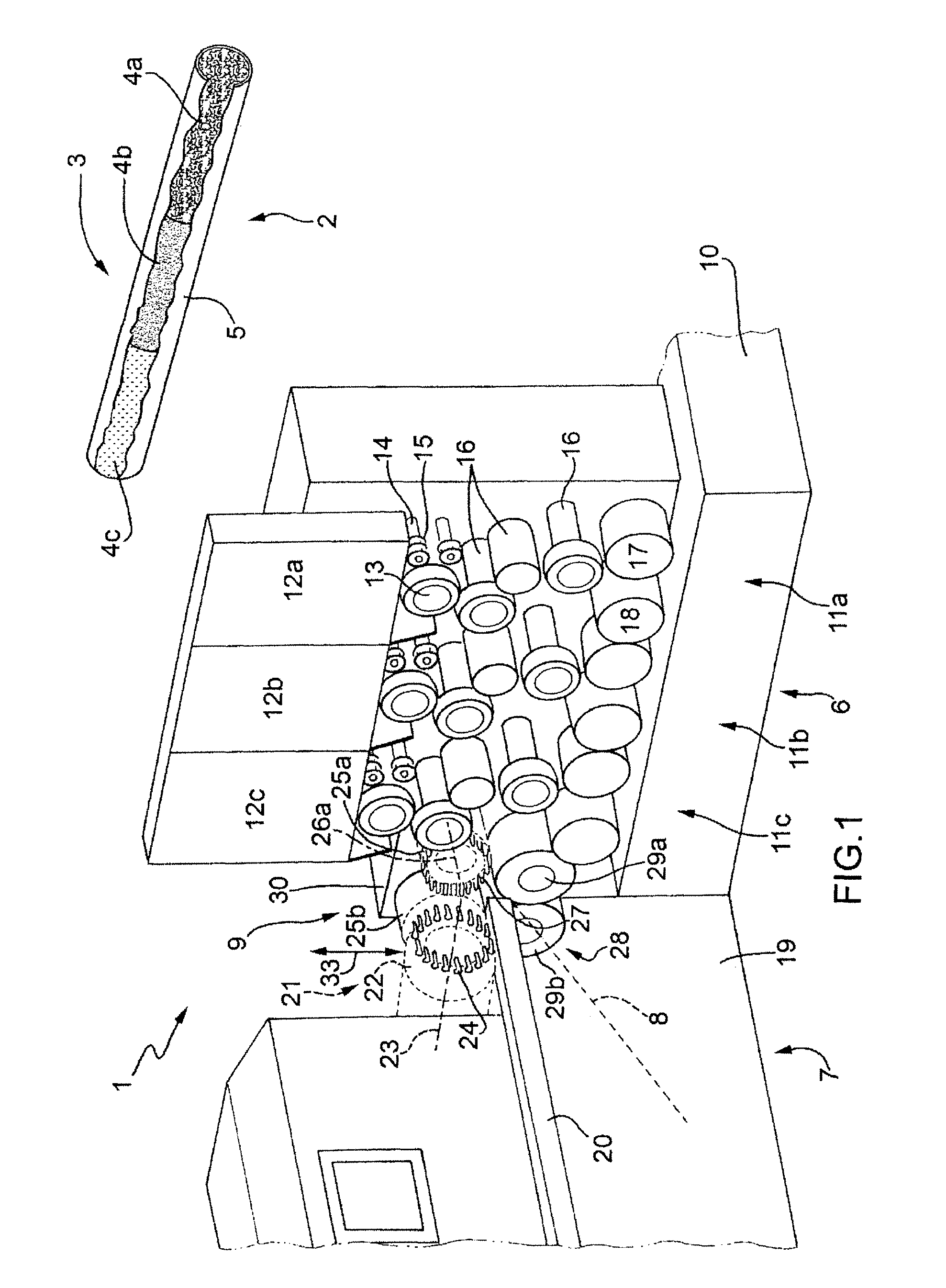 Manufacturing Machine for Producing Combination Cigarette Filters