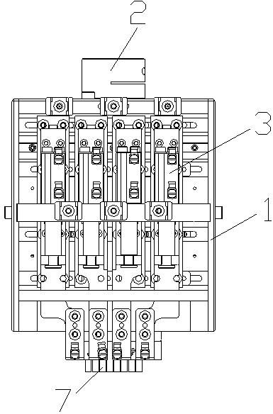 Suction nozzle mechanism for polaroid gluing optical cement assembling