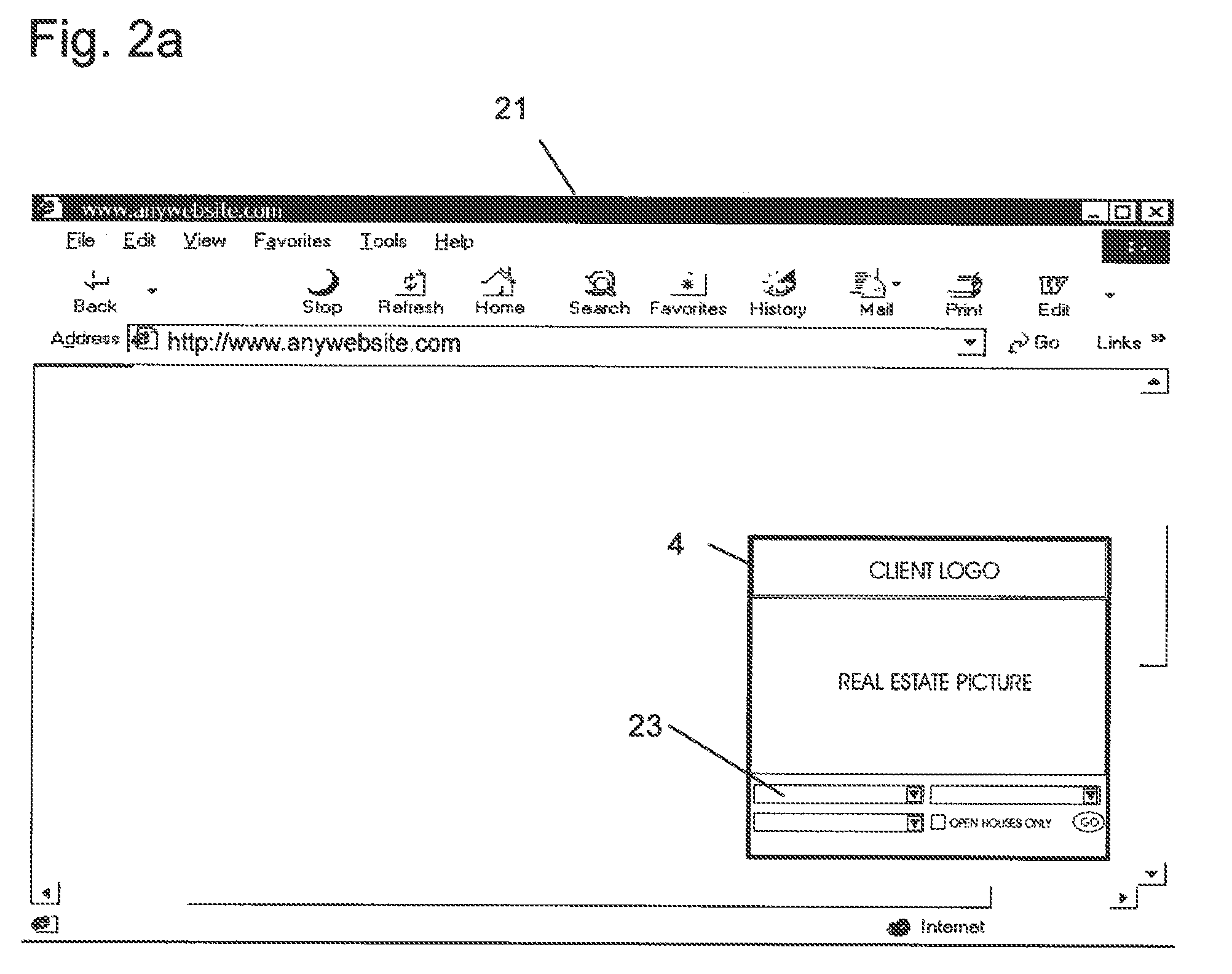 Method and system for dynamic web display