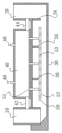 Device for promoting biogas slurry turbulence effect of divided methane generator