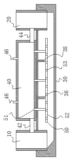 Device for promoting biogas slurry turbulence effect of divided methane generator
