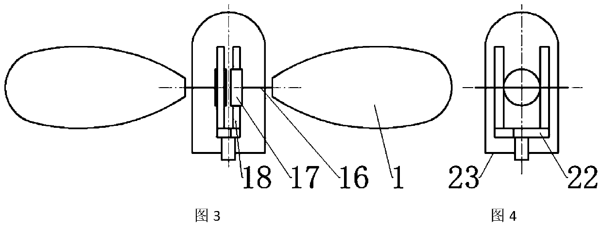 A vector thruster of an underwater robot