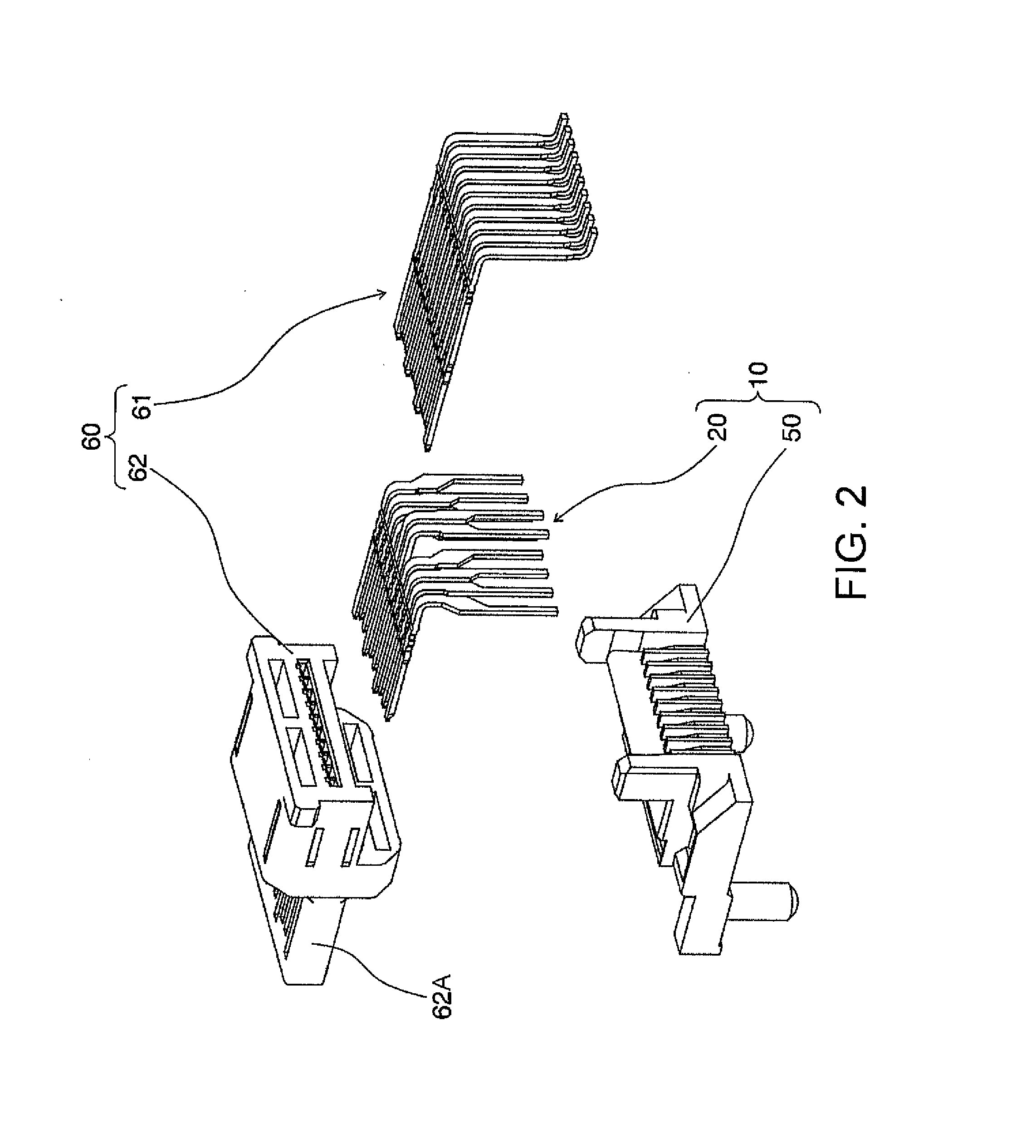 Connector and signal transmission method using the same
