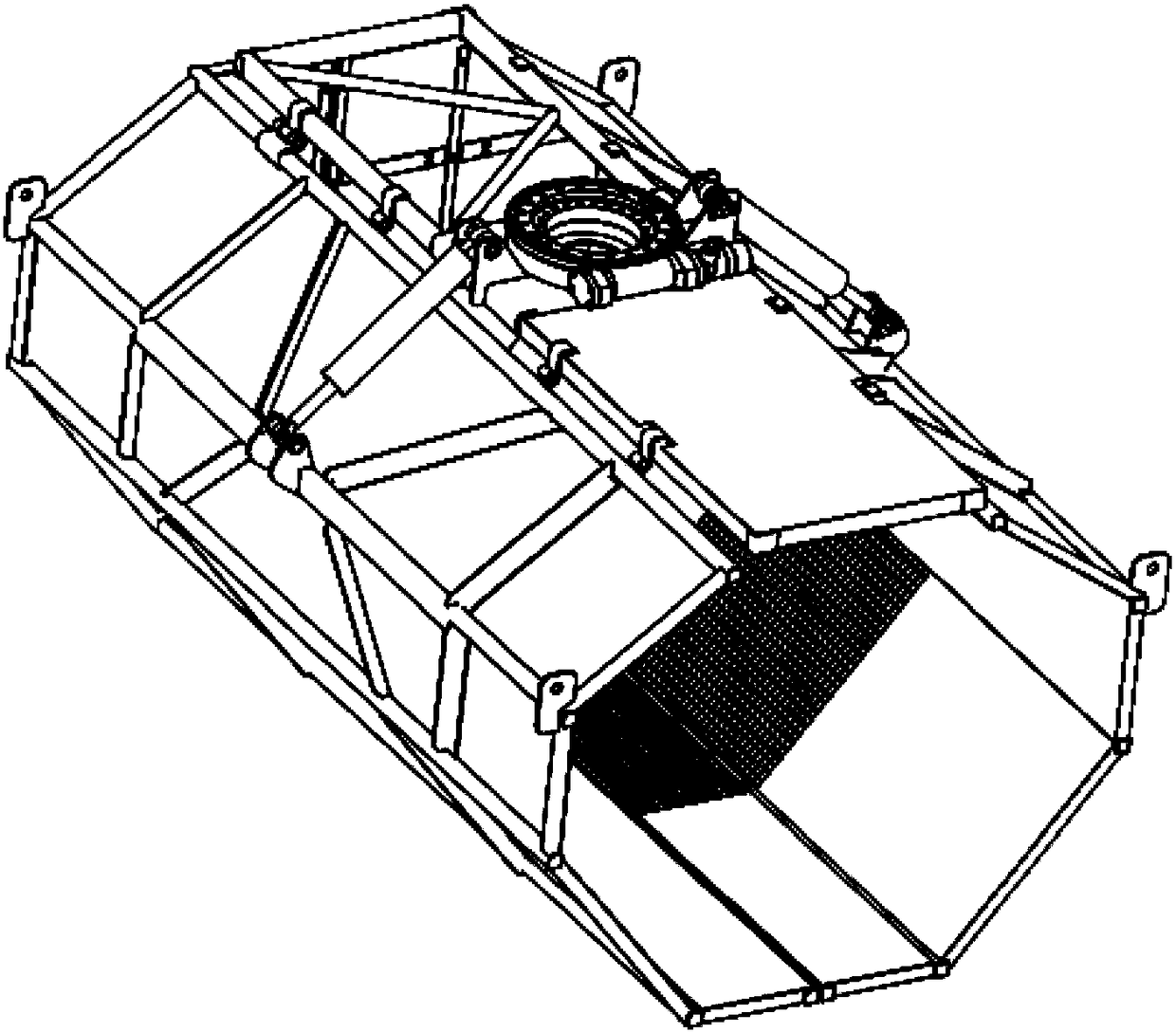 Sugarcane collection device and sugarcane harvester