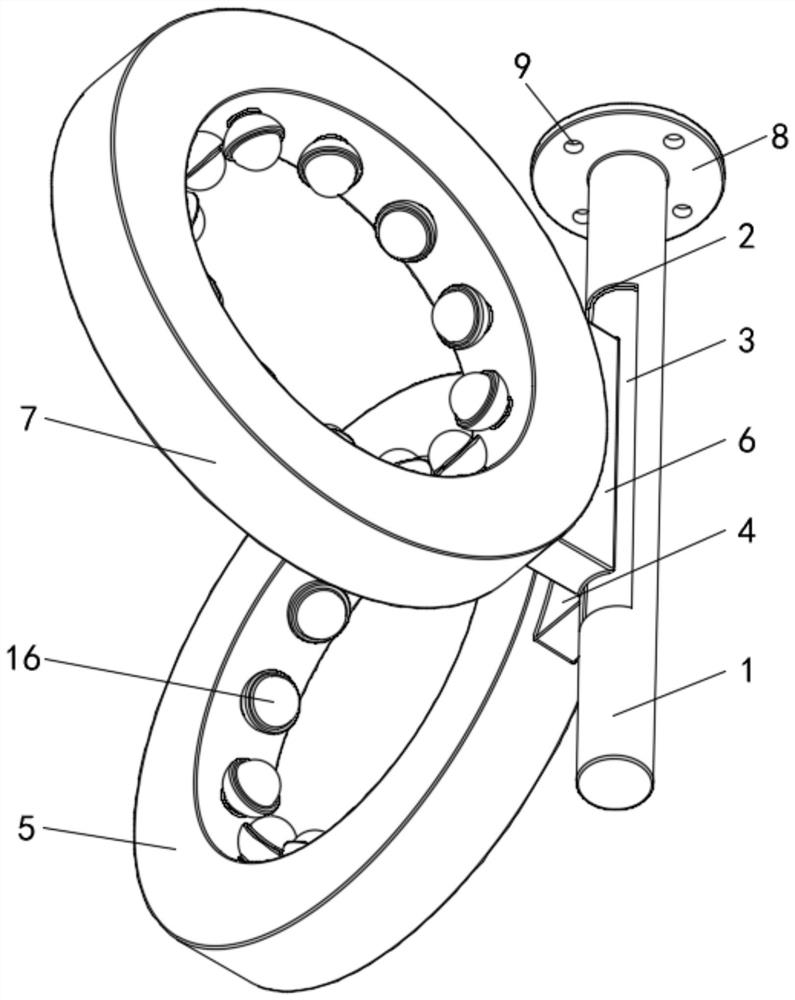 Cable fixing device for smart power grid