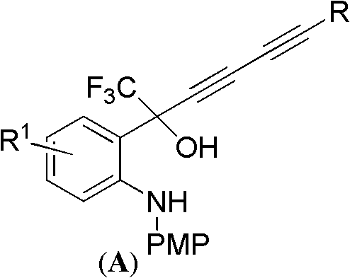 4-(substituted-1,3-dialkynyl)-4-(trifluoromethyl)benzo-1,4-dihydroxazole-2-one compounds and preparation method and applications thereof