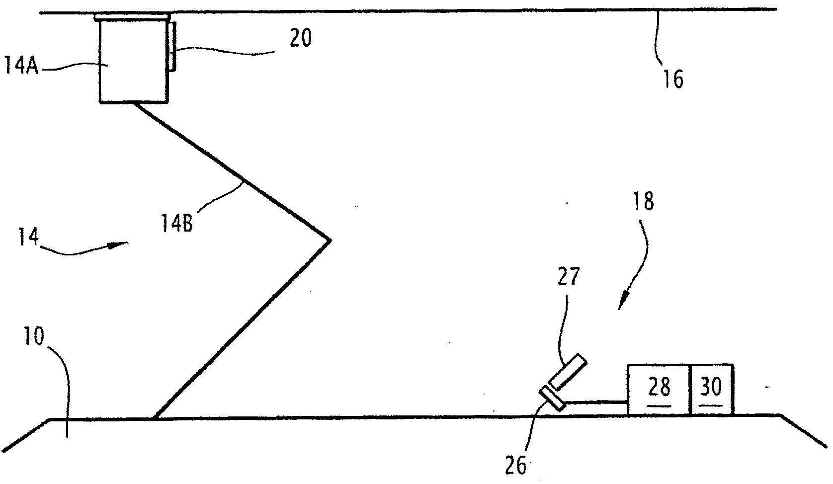 A device for monitoring condition of a railway supply