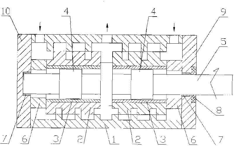 Design method of double-rotor internal-rotation constant pressure pump