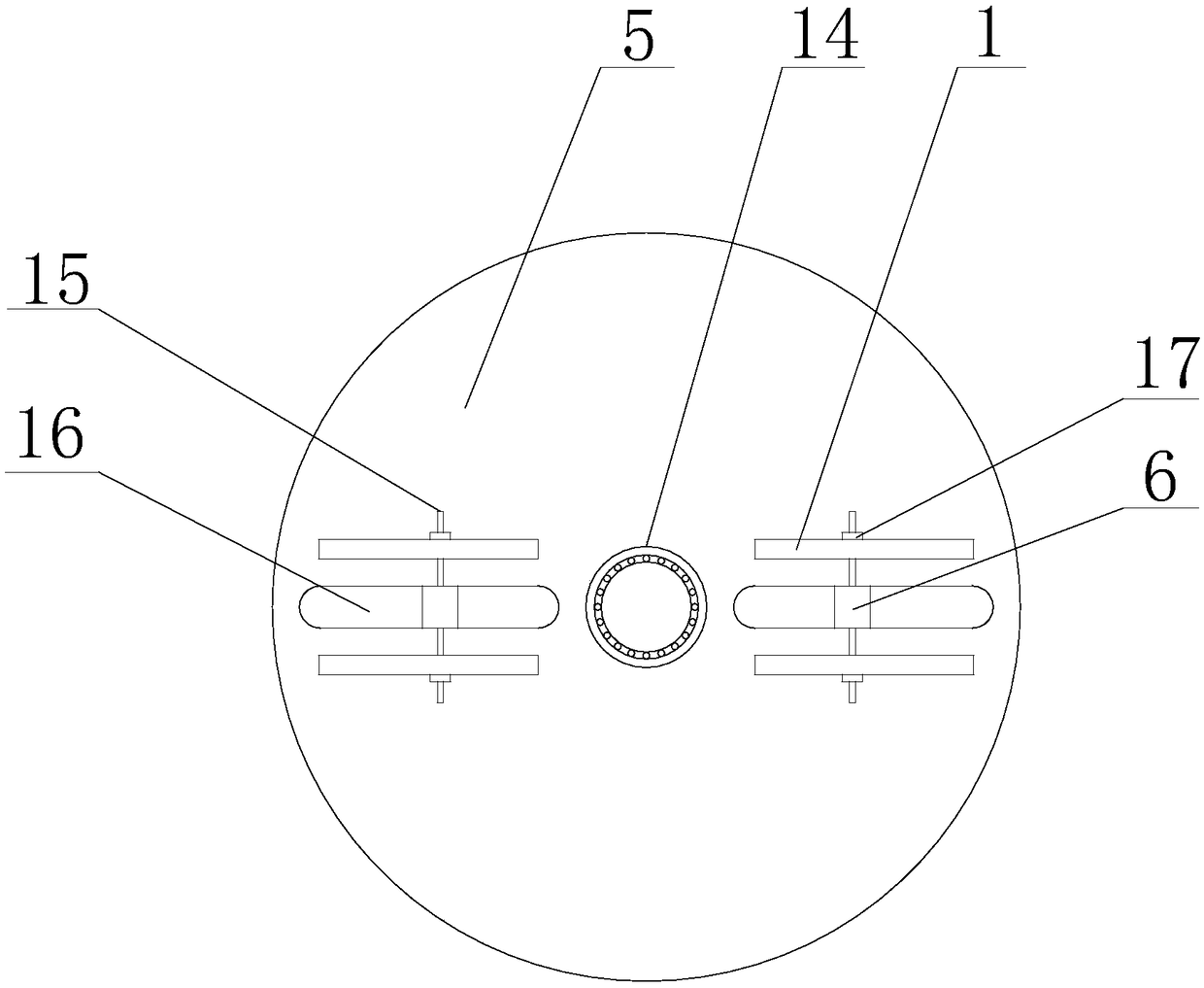 Device for improving cleaning effect of petroleum reaction still