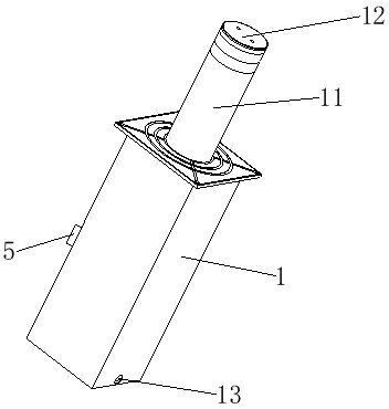 Hydraulically-driven traffic lifting column