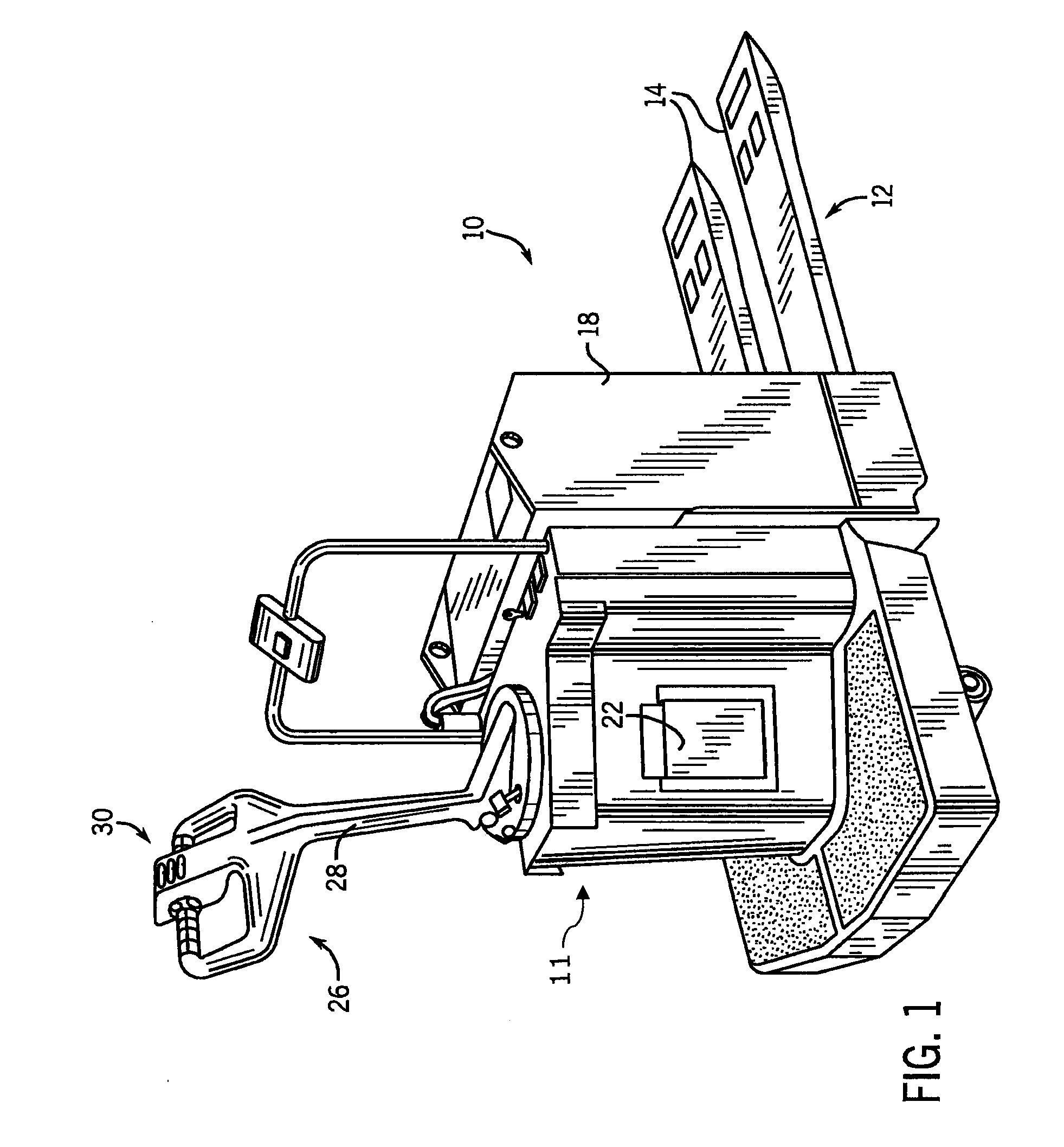 Pallet truck with calculated fork carriage height