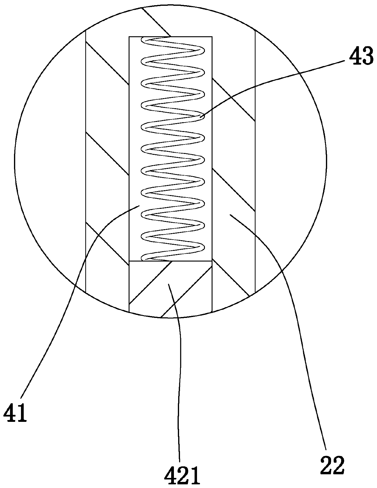 A protection verification test wiring structure