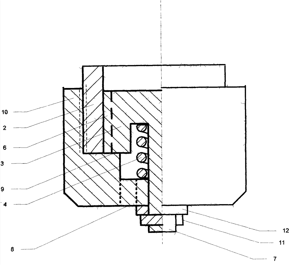 Amphibian tank gun automatic drainage device