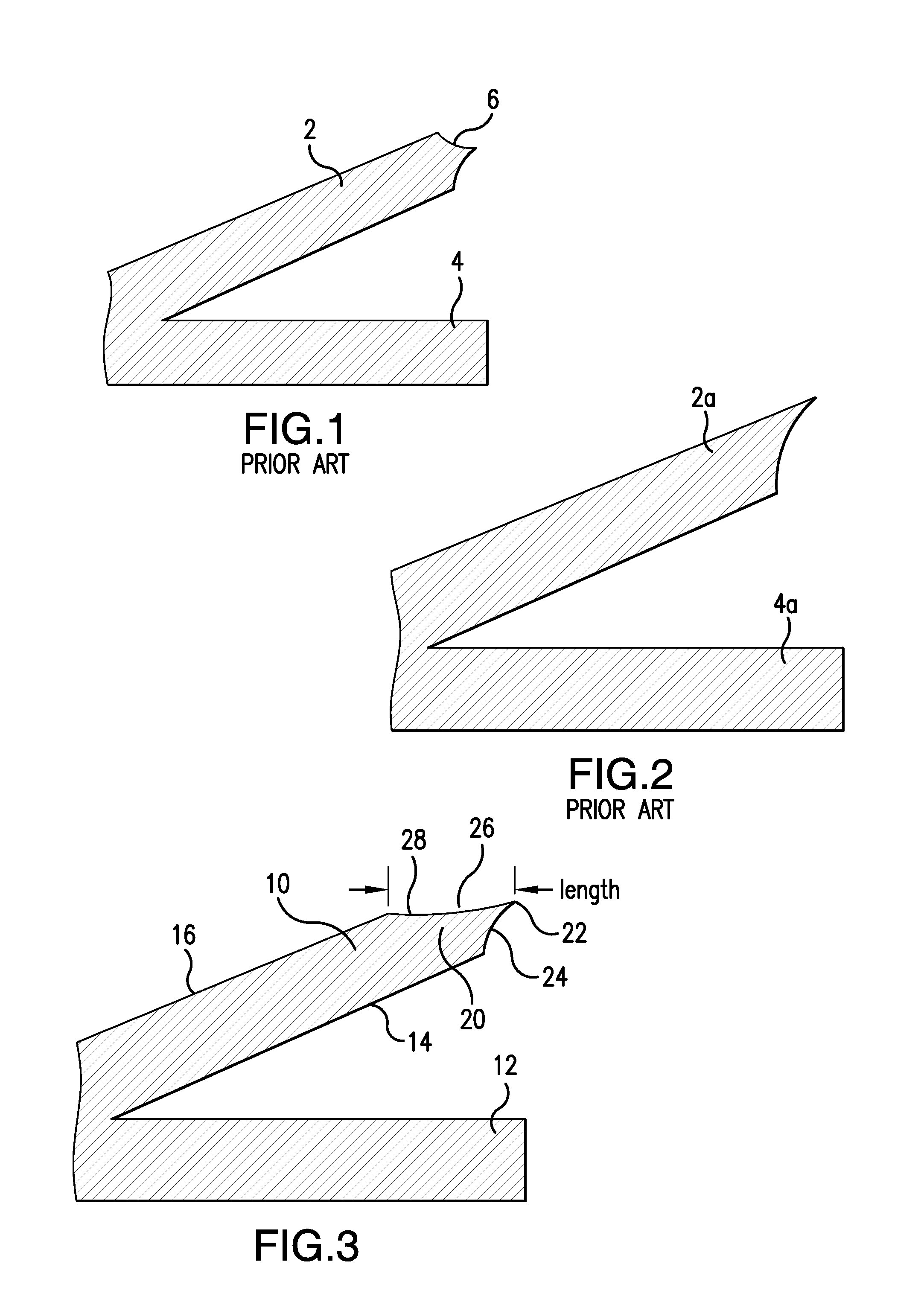 Formed or domed cutting teeth formed by improved double etching process